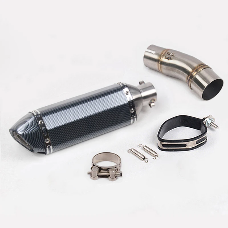 For Kawasaki Z400 Ninja400 250 2017-2020 Motorcycle Exhaust Muffler Pipe with Silencer Mid Link Pipe Stainless Steel System - Image 2