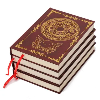 

Anime Cardcaptor Sakura Notebook Captor Sakura Cerberus Clow Libra Pattern Star Clow Magic Notebook Diary Book For Friend Gift