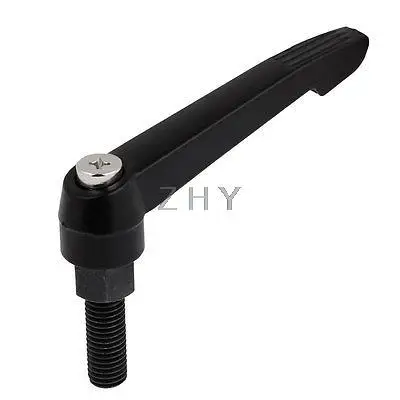 

Black 0.47" Metal Threaded Plastic Machinery Adjustable Handle