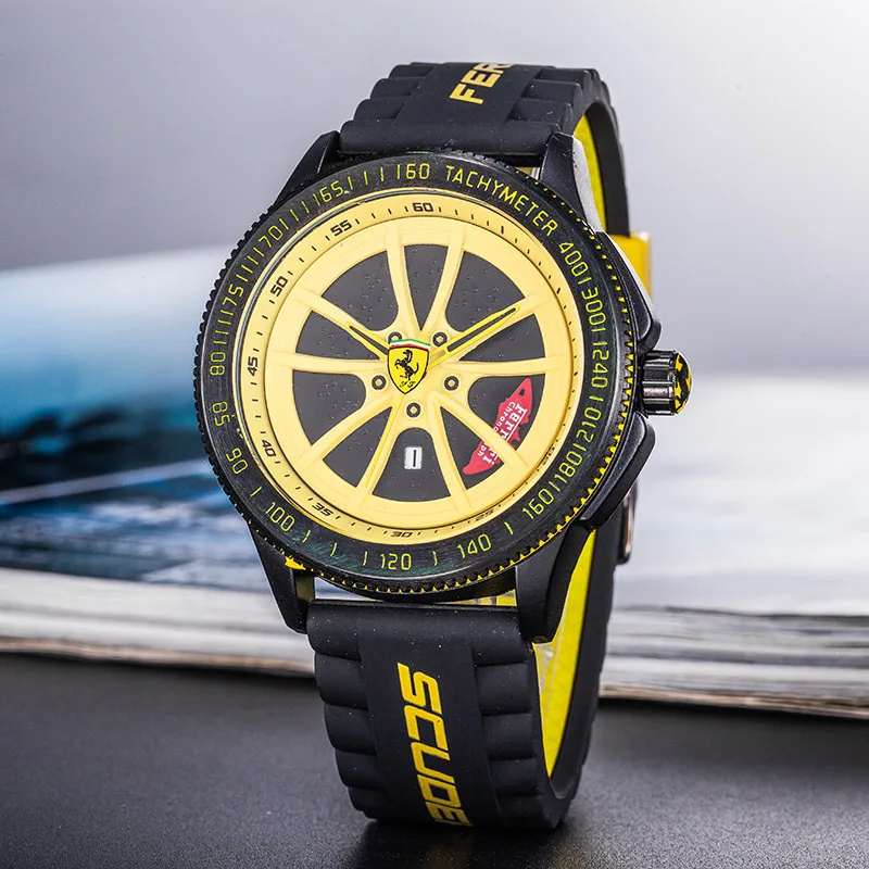 

New Tire Watch Men's Quartz Watch Sports Watch Auto Watch Sports Car Watch