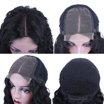 Haever 4x4 Short Lace Closure Human Hair Bob Wigs Water Wave Brazilian Remy Hair Lace Wig Pre Plucked Hairline Human Hair Wigs 4