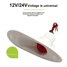 2 шт. парусный светодиодный Боковое крепление из нержавеющей стали Профессиональный безопасный навигационный светильник прочный МОРСКОЙ лодочный яхта водонепроницаемый индикатор