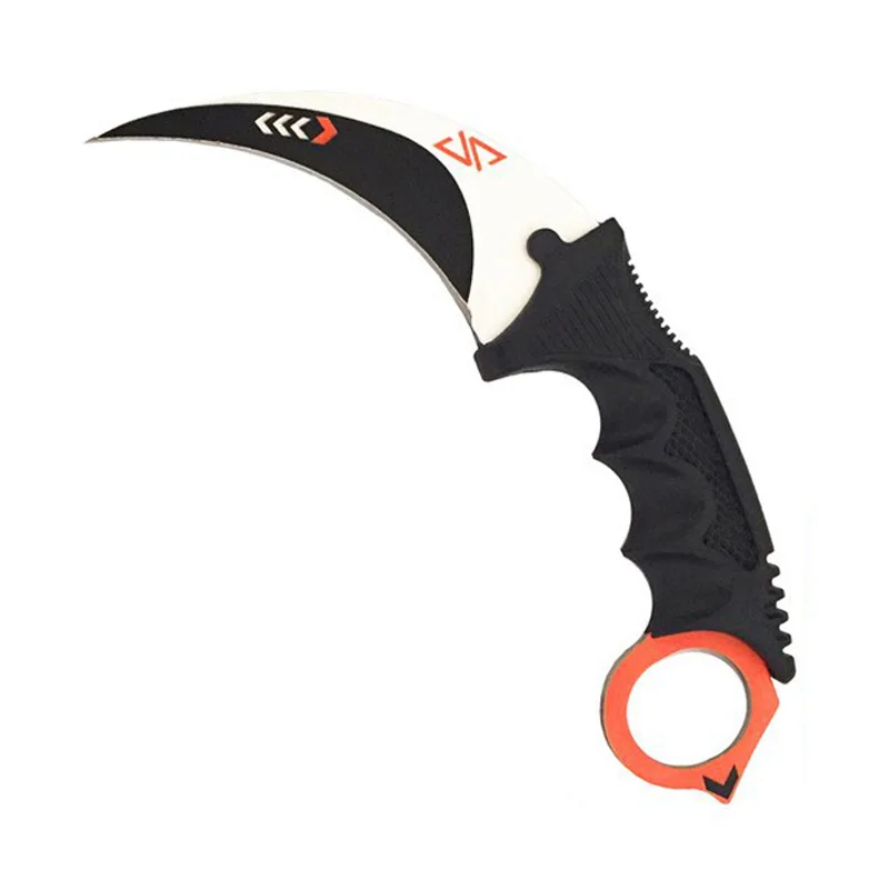 Легенда m9 karambit счетчик нож Настоящая атака обороны боевой GO hawkbill csgo Открытый CS strike camp бой Тактический коготь поход - Цвет: Asimov