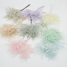 10 шт. искусственные растения дешевые рождественские листья для домашнее украшение свадебный венок аксессуары оформление diy подарки пластиковый лист