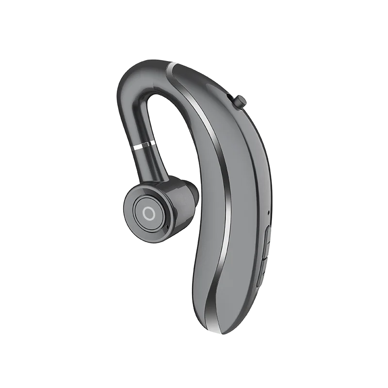 Q10 беспроводной наушник для вождения, ушные крючки, Bluetooth наушники, 210 мА/ч, одиночный, Handfree, с микрофоном, для Iphone11, samsung, HUAWEI, все - Цвет: gray