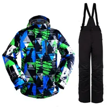 Зимняя куртка мужской лыжный костюм m-xxxl женская зимняя куртка и ветрозащитные водонепроницаемые брюки Красочная Одежда сноуборд наборы