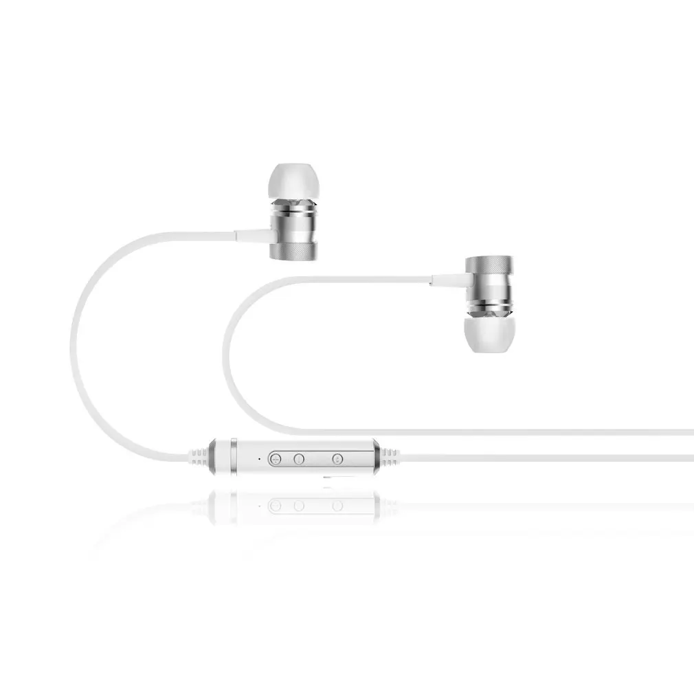 H6 Earphone With MIC Sweatproof Gym Sport Earphones Wireless Bass Headset For iOS Android Phones MP3 Video