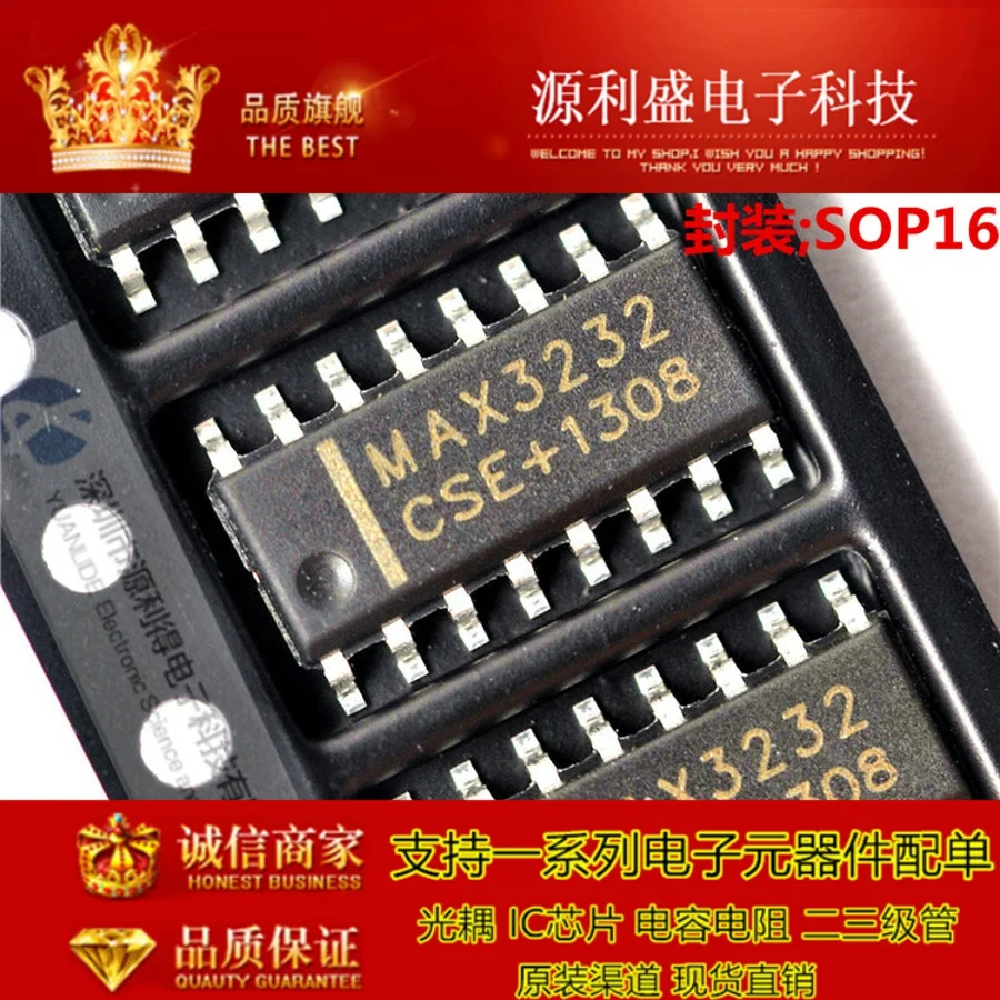 MAX3232CSE MAX3232CSE+ T MAX3232 SOP16
