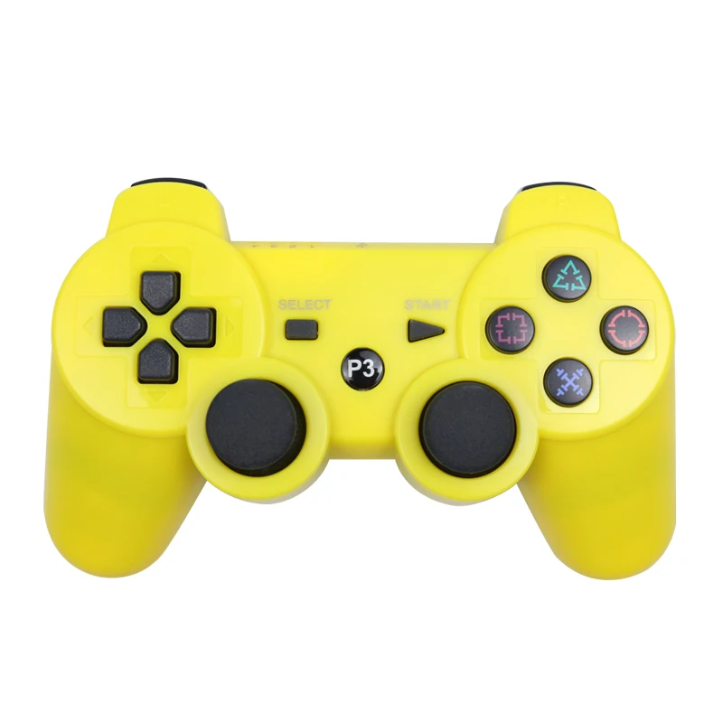 Для SONY PS3 контроллер Bluetooth беспроводной геймпад для Play Station 3 джойстик консоль для Dualshock 3 SIXAXIS контроллер для ПК - Цвет: Yellow