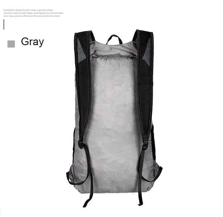 Складной мужской рюкзак, Сверхлегкий Водонепроницаемый рюкзак, походный, для спорта на открытом воздухе, для путешествий, рюкзаки для женщин, походные сумки