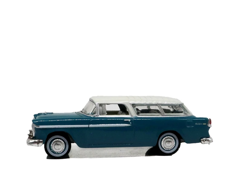 Зеленый светильник 1: 64 Chevrolet Nomad 1955 бутик сплава автомобиля игрушки для детей Детские игрушки модель оптом