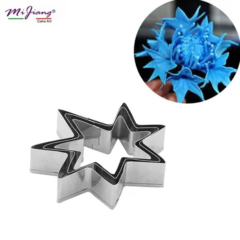

Stainless Steel Mandragora Datura Flower Petal Fondant Cake Cutter Slicers Cookie Biscuit Mould Cake Decorating Tools A610