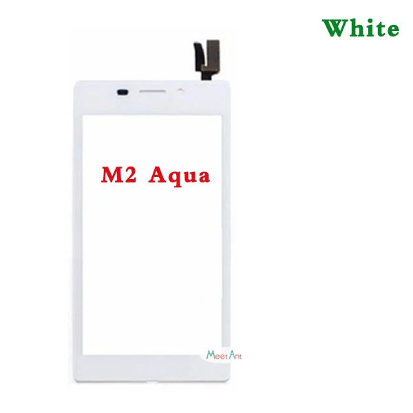 M2Aqua White No Tool 4," для sony Xperia M2 S50H D2302 D2303 D2305 D2306 и M2 Aqua D2403 сенсорный экран дигитайзер Передняя стеклянная Сенсорная панель объектива - Цвет: M2Aqua White No Tool