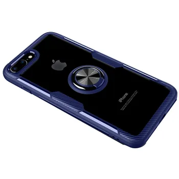 

Transparent case with Ring for Apple Iphone 7 Plus/8 Plus Blue