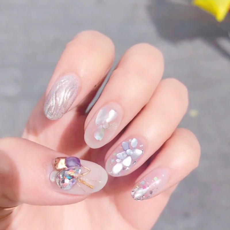 ネイルラインストーンの装飾混合色不規則なラインストーンスパンコールマルチスタイル 3dネイルアート携帯デコレーションアクセサリー ネイルパーツ ネイル パーツ ネイルストーン ネイル パーツ ネイル ストーン ネイル用品 Nail Decoration ネイル ストーン チャーム