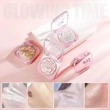 

Minfei 3D Oil Control Highlight Palette 4 Colors Waterproof Fairy Repair Powder Mashed Potato Brighten Highlighter Makeup TSLM2