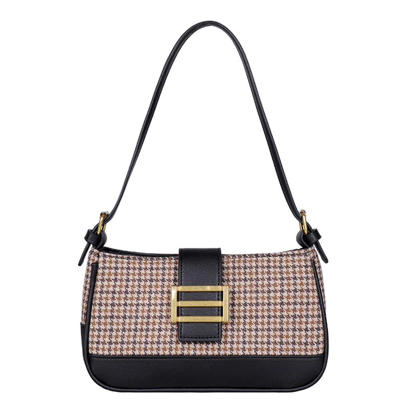 Black shoulder bag Женские сумки-тоут, маленькая сумка на плечо, роскошные сумки, женские сумки, винтажные сумки-мессенджеры, женская сумочка - Цвет: Black shoulder bag