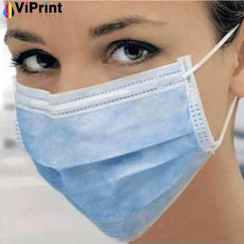 

50 pcs White Disposable Anti Dust Face Mouth Mask Breathable 3Layer Face Masks