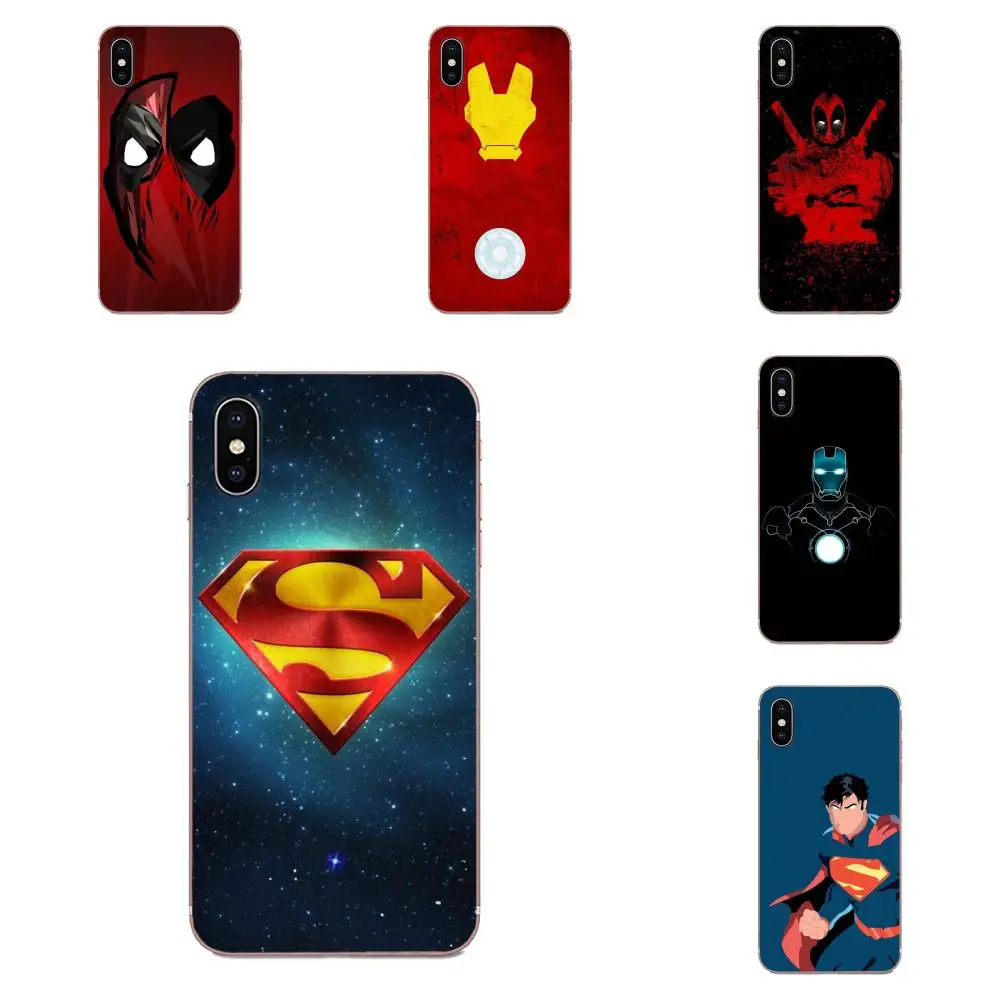 SuperMan Железный человек Дэдпул для huawei Honor mate 7 7A 8 9 10 20 V8 V9 V10 G Lite Play Mini Pro P Smart TPU