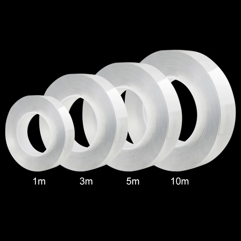 

1/3/5/10M 3cm Double-sided Nano Magic Tape Multifunction Traceless Washable Adhesive Removable Sticky Strips