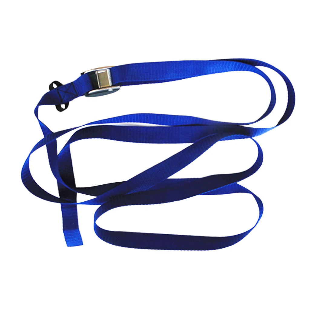 Kayak Tie Down Strap Lash Belt Webbing with Metal Cam Buckle for Surfboard/SUP/Boat/Truck/Roof Rack/Luggage Bag/Cargo/Trailer