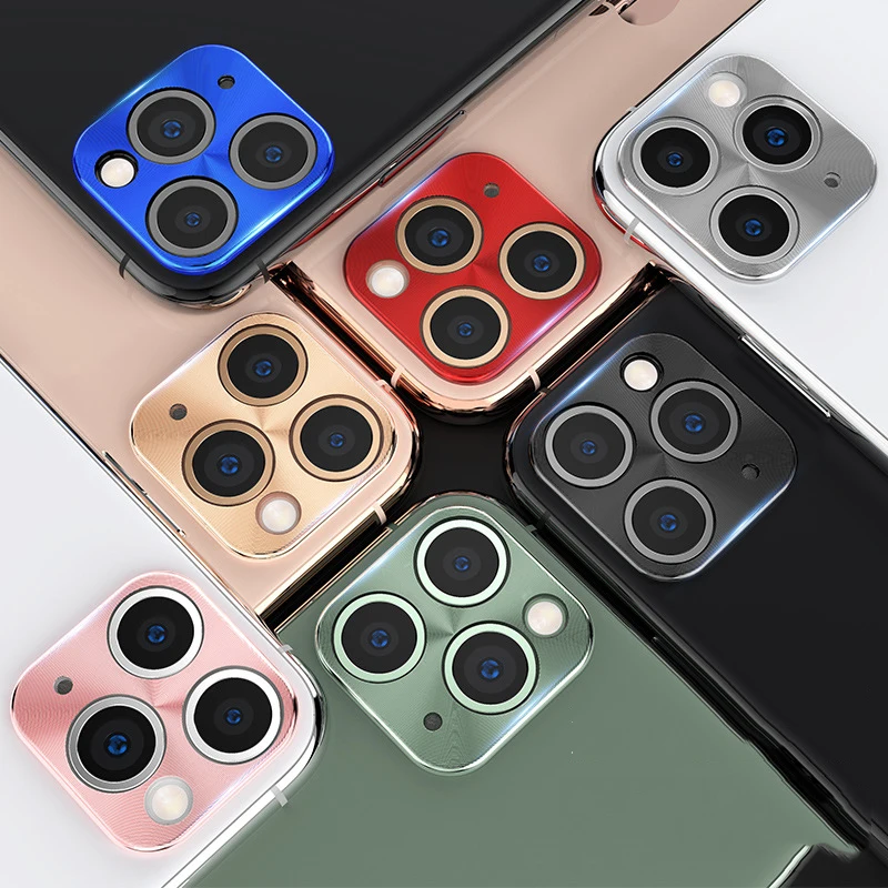 Объектив камеры полное покрытие защитное металлическое кольцо для iPhone XS Max XR X задняя камера объектив для iPhone 11 Pro MAX защитный чехол