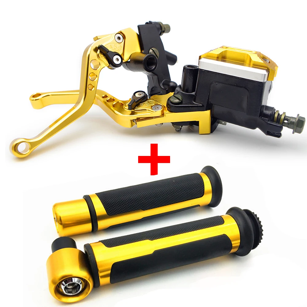 

Ручки для Руля Мотоцикла, набор рычагов тормозной муфты для honda monkey aprilia rsv4 ktm exc 300 yamaha xvs moto honda