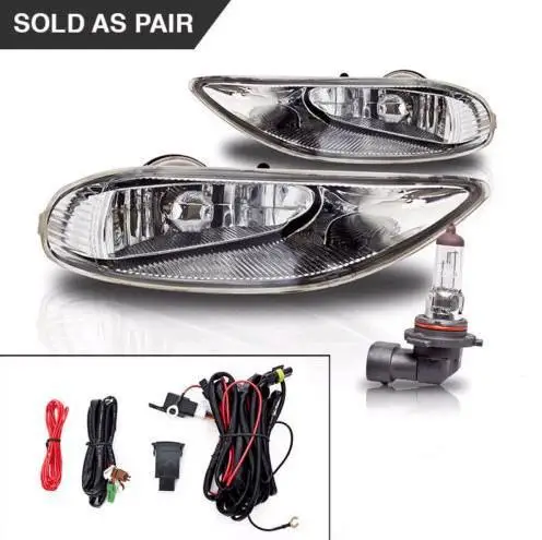Противотуманные фары для Toyota Camry COROLLA SOLARA ALTIS 2002-2004 прозрачные передние фонари