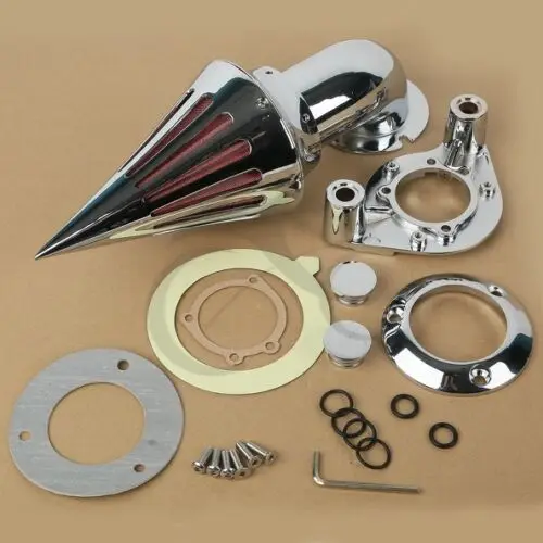 b Мотоцикл Алюминиевый воздухоочиститель Впускной фильтр для Harley Sportster Carburetors 1991-2006 99 - Цвет: b
