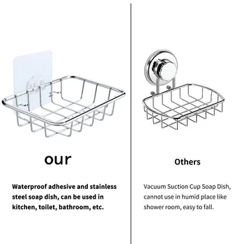 

Soap Saver Tray Case Dish Holder Stand Shower Silicone Rubber Drainer Dishes for Bar Soap Sponge Scrubber Bathroom Kitchen GK