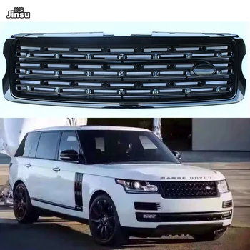 

ABS front air intake grille For Land Rover Range Rover 2014 2015 2016 2017 replace gloss black & silver Color bumper grille