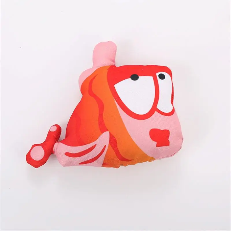 Pet Cat Toothbrush Toy Fish Shape Catnip Flavor Silicone Molar Stick Teeth Cleaning Toy For Cats Kitten