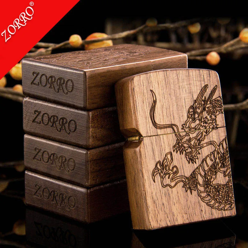 Zorro керосиновая зажигалка, dragon wood limited edition, творческая Мужская зажигалка, подарок, чтобы отправить другу отца