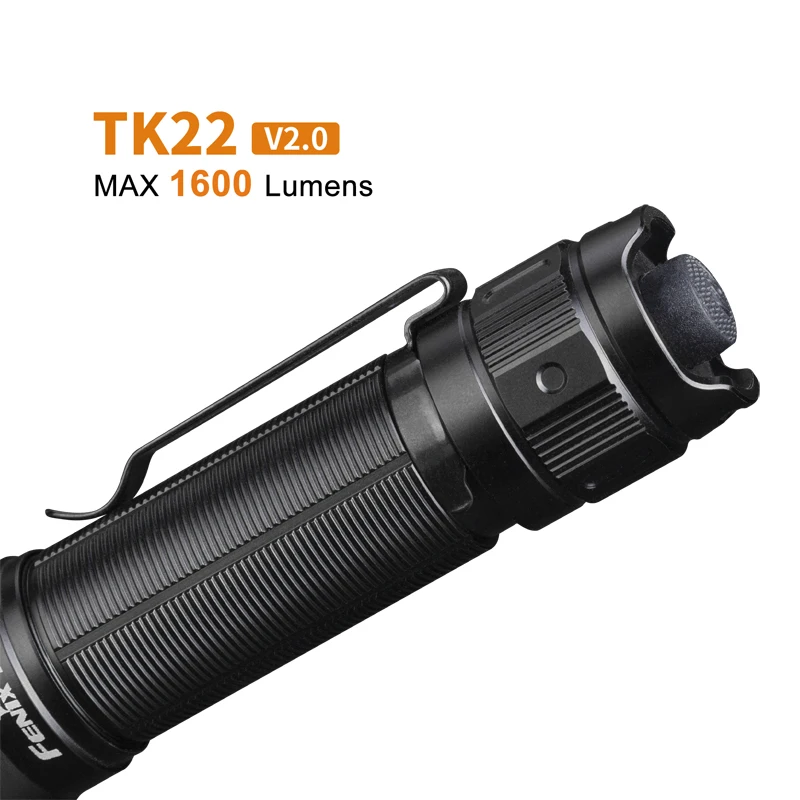 Новинка Fenix TK22 V2.0 Макс 1600 люмен питание от большой емкости 21700 литий-ионная батарея охота Поиск и путешествия