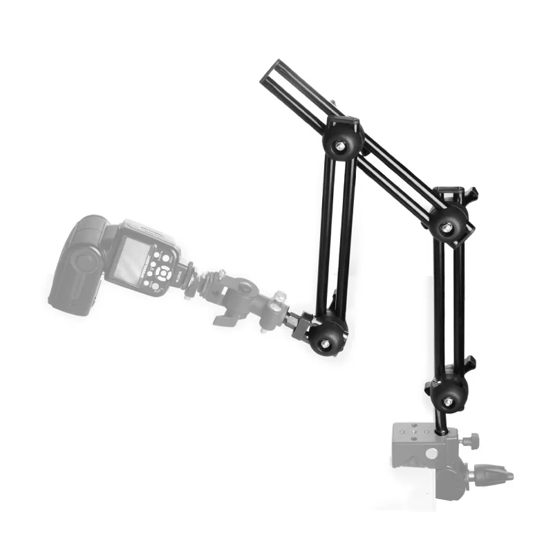 Ajustável de Três Sistema de Extensão Selens Photo Studio Suporte Seções Braço Articulado Deslizante Luz Accessorires M11-099