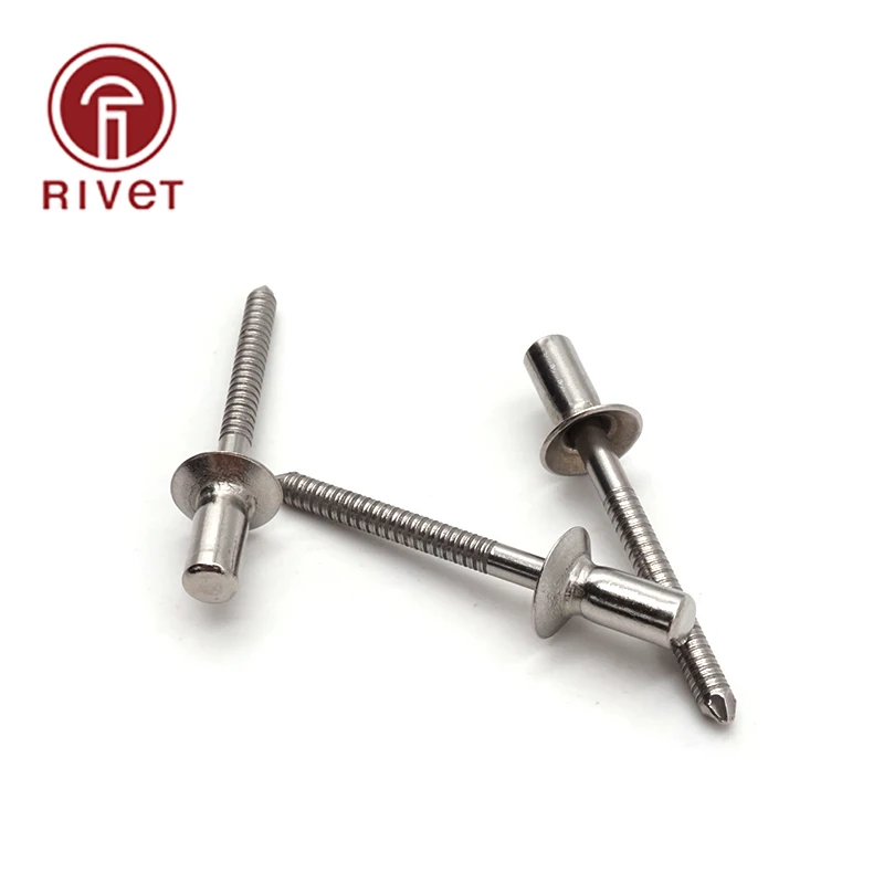 

M4.0 100 шт. GB 12616 заклепки из нержавеющей стали с потайной головкой, закрытые заклепки, герметичные полые заклепки, заклепки