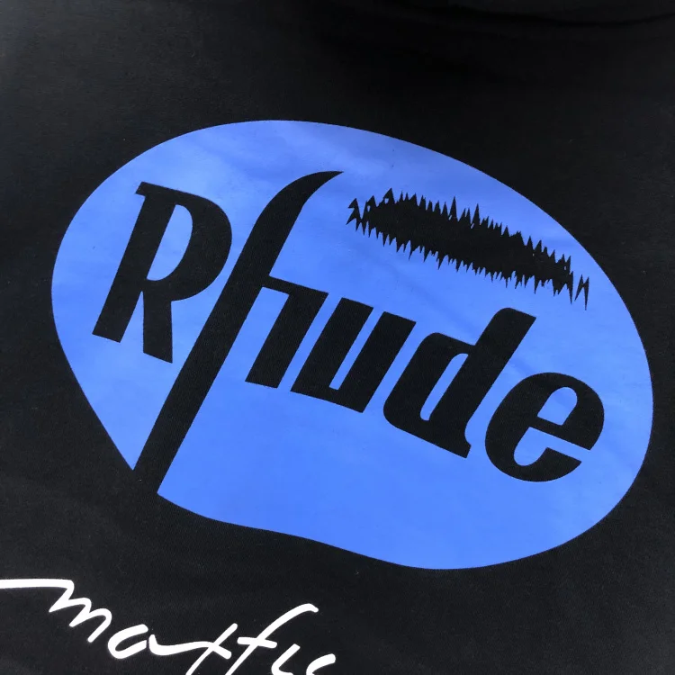 Толстовки высокого качества RHUDE x Maxfield для мужчин и женщин 1:1 RHUDE x Maxfield толстовки пуловер