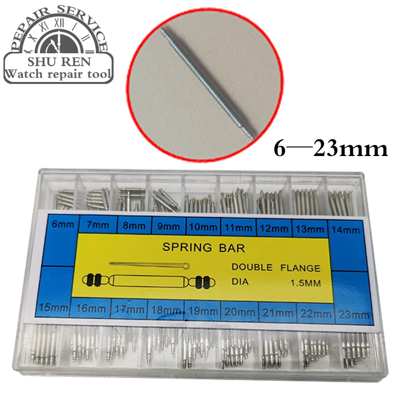 Watch Accessories Stainless Steel Spring Ear Rod Latch Strap Connecting Shaft Spring Needle Watch Accessories Latch 3