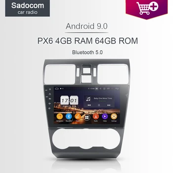 

DSP PX6 TDA7851 2 din Android 9.0 4GB RAM + 64GB Car DVD Player For Subaru WRX 2016 2017 GPS Glonass Map autoradio Bluetooth 5.0