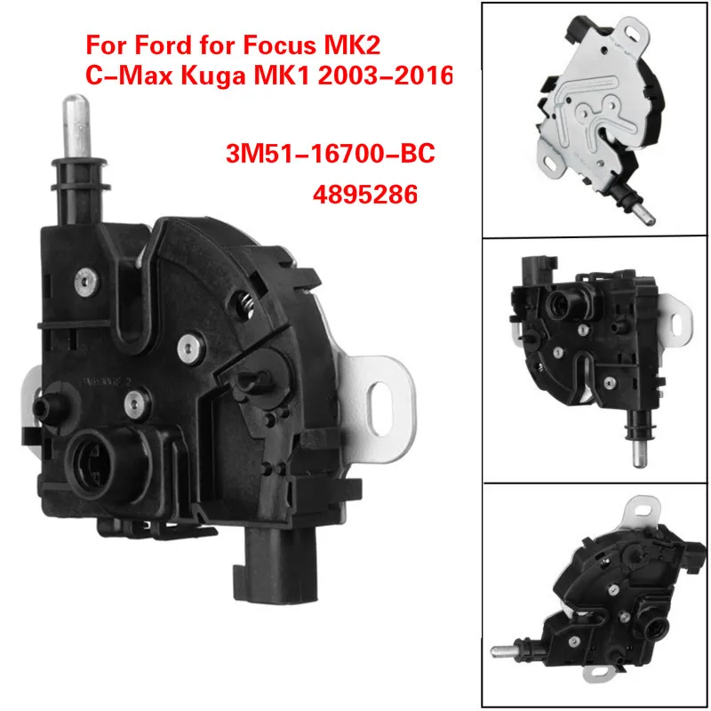 1 шт. Замок капота блокировка защелки для Ford Focus MK2 C Max Kuga MK1 2003 2016 4895286 3M51 16700 BC|Замки