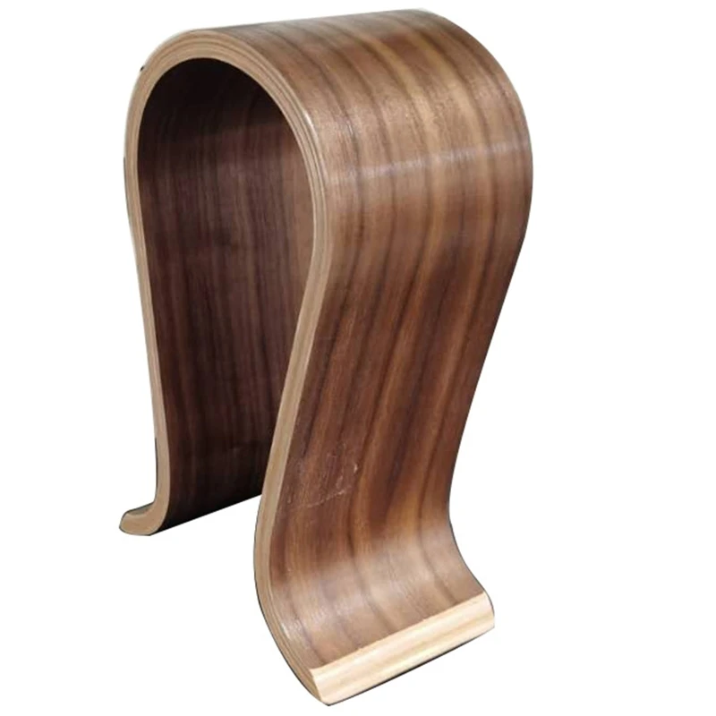 Headset Stand Gaming Headphone Display Holder Hanger Wooden Walnut for S ennheiser Aud io Technica AKG Beye rdynamic Logi tech H