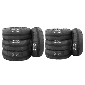 

Car Tire Cover Tire Bag Spare Tire Cover Dustproof Sun Protection Car Tire Cover Set of 4
