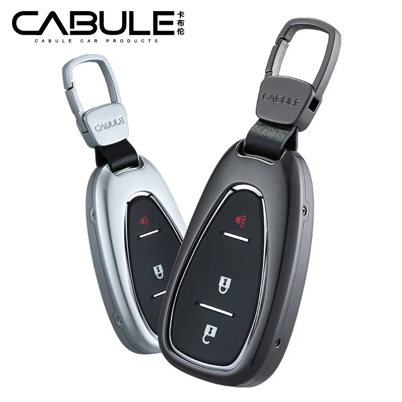 

Hight End Metal Key Case For CHEVROLET CRUZE/MALIBU/EQUINOX/Camaro, Car Key Protective Shell , Keychain