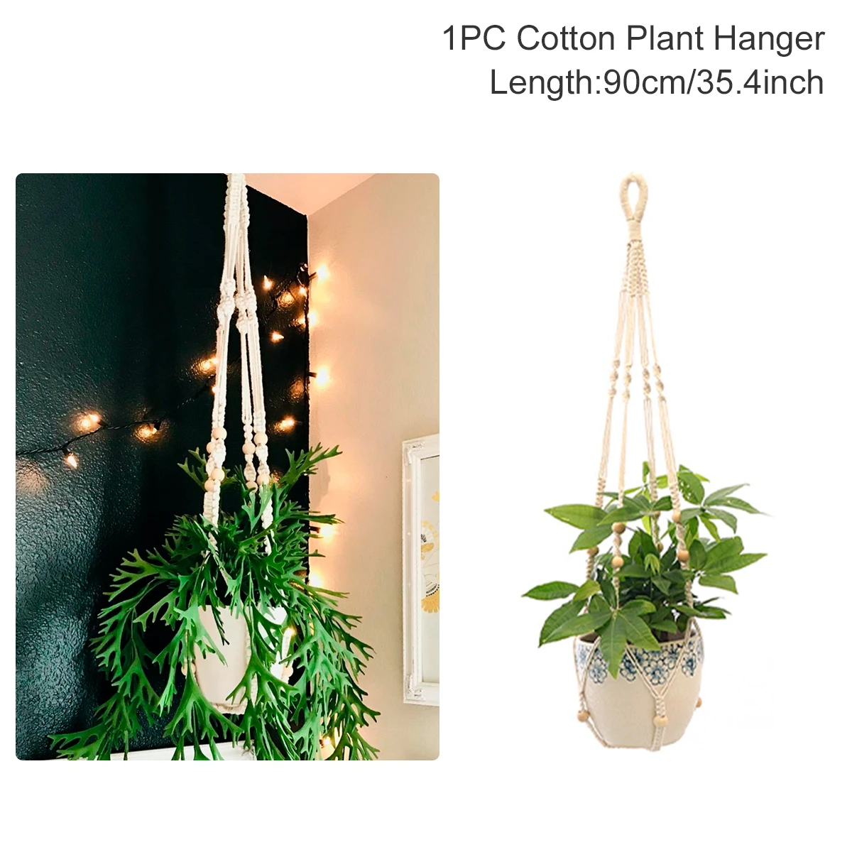 Hot Sales 100%Handmade Macrame Wall Hanging Macrame Plant Hanger Flower/Pot Hanger For Wall Decor Hanging Planter Hanging Basket