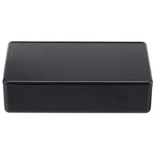 Черный водонепроницаемый корпус электронные пластиковые коробки инструмент проект чехол 4 размера для удержания печатной платы