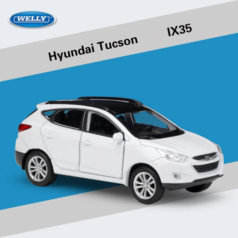Модель автомобиля Welly 1:36 Hyundai IX35 модель внедорожника из сплава коллекционные