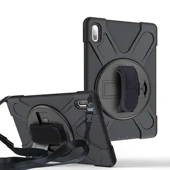 

Heavy Duty Shockproof Case For Huawei MatePad 10.4 Honor V6 10.4" New 2020 Tablet PC Kickstand Silicon Cover With Shoulder Strap