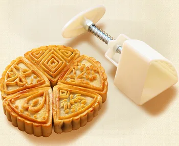 

Reunion triangle ice - skin moon cake mold