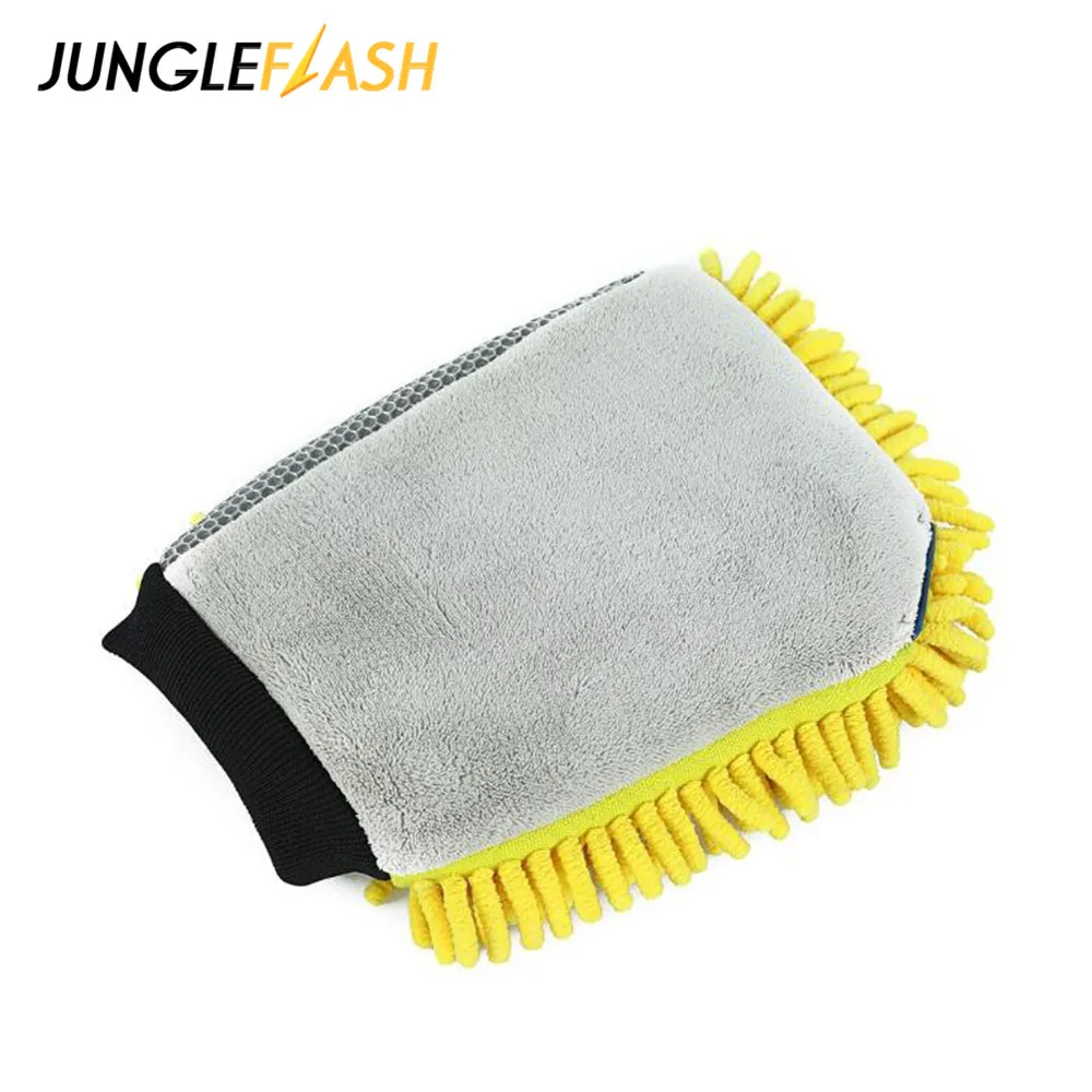 JUNGLEFLASH перчатка для мытья машины Коралловая митенка мягкая устойчивая к