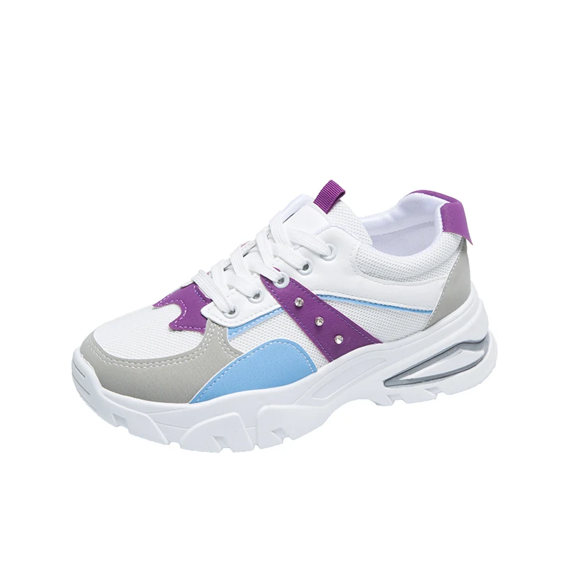 

Spring Women Sneakers Fashion Breathable Mesh Platform Trainers Women Vulcanized Heels Wedges Femme Casual Shoes zapatos Mujer